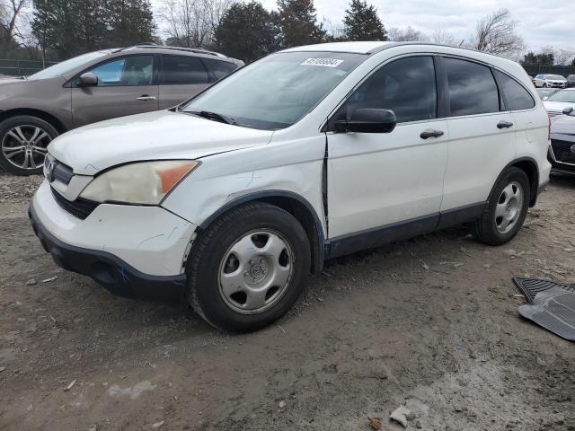 JHLRE48398C002244 - 2008 HONDA CR-V LX WHITE photo 1