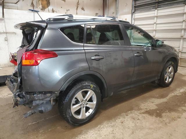 2T3RFREV4FW254250 - 2015 TOYOTA RAV4 XLE GRAY photo 3