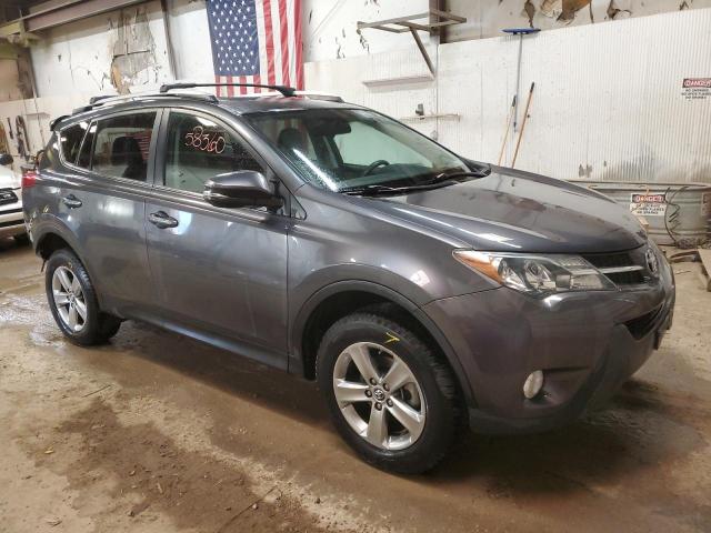 2T3RFREV4FW254250 - 2015 TOYOTA RAV4 XLE GRAY photo 4