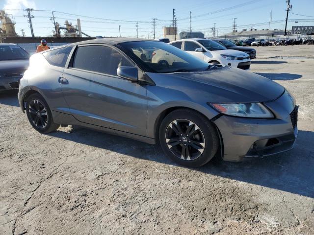 JHMZF1D67FS002561 - 2015 HONDA CR-Z EX GRAY photo 4