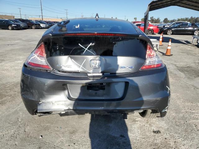 JHMZF1D67FS002561 - 2015 HONDA CR-Z EX GRAY photo 6