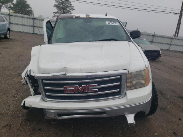 3GTP1VE09CG136094 - 2012 GMC SIERRA C1500 SLE WHITE photo 5