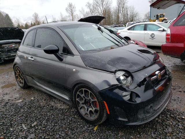 3C3CFFFH2DT525148 - 2013 FIAT 500 ABARTH GRAY photo 4