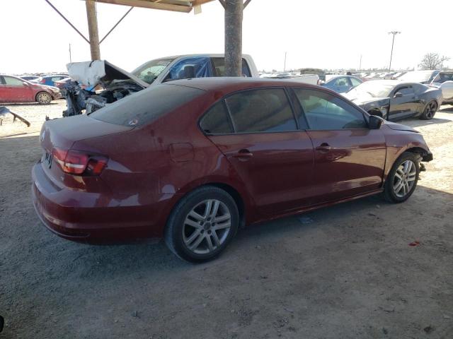 3VW2B7AJ3JM220618 - 2018 VOLKSWAGEN JETTA S MAROON photo 3