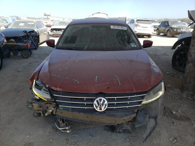 3VW2B7AJ3JM220618 - 2018 VOLKSWAGEN JETTA S MAROON photo 5