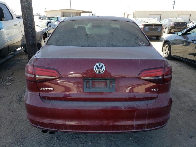 3VW2B7AJ3JM220618 - 2018 VOLKSWAGEN JETTA S MAROON photo 6