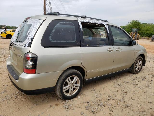 JM3LW28A050536613 - 2005 MAZDA MPV WAGON GOLD photo 3