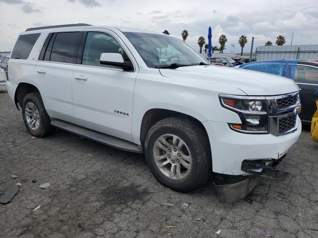 1GNSCAKCXFR107873 - 2015 CHEVROLET TAHOE C1500  LS WHITE photo 4