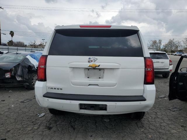 1GNSCAKCXFR107873 - 2015 CHEVROLET TAHOE C1500  LS WHITE photo 6