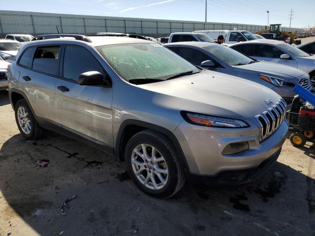 1C4PJLAB7GW212172 - 2016 JEEP CHEROKEE SPORT GRAY photo 4