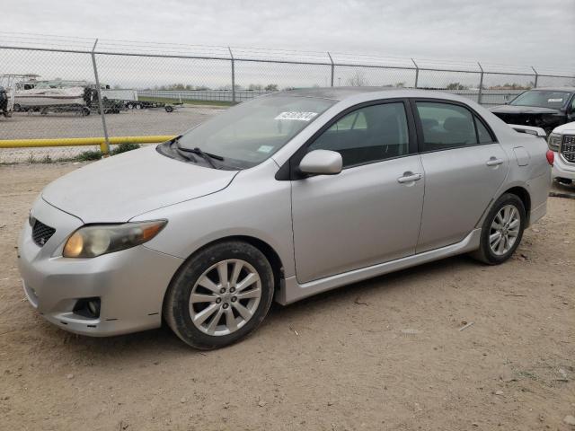 1NXBU40E29Z123607 - 2009 TOYOTA COROLLA BASE SILVER photo 1