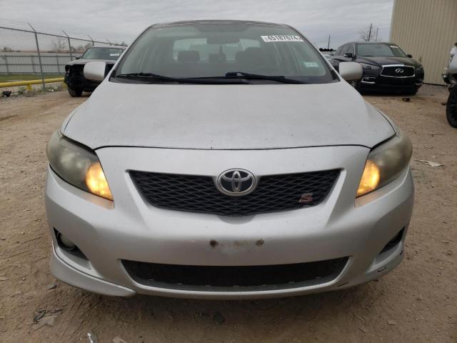 1NXBU40E29Z123607 - 2009 TOYOTA COROLLA BASE SILVER photo 5