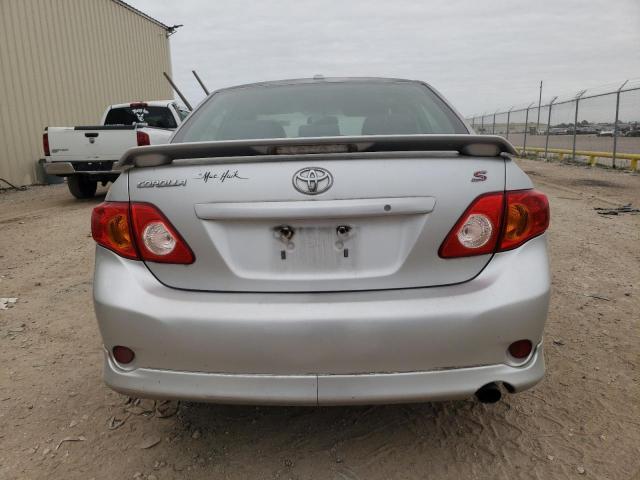 1NXBU40E29Z123607 - 2009 TOYOTA COROLLA BASE SILVER photo 6