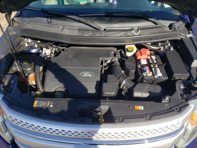 1FM5K8D84EGA11737 - 2014 FORD EXPLORER XLT BLUE photo 12