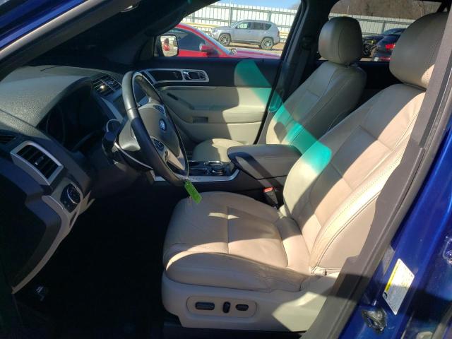 1FM5K8D84EGA11737 - 2014 FORD EXPLORER XLT BLUE photo 7