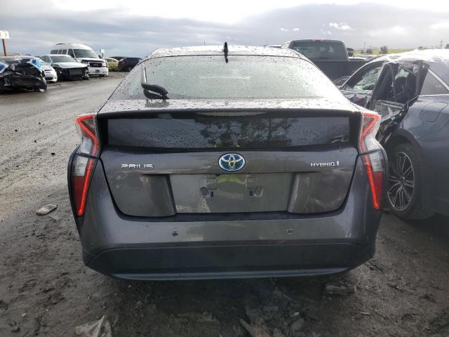 JTDKARFU7J3057901 - 2018 TOYOTA PRIUS CHARCOAL photo 6