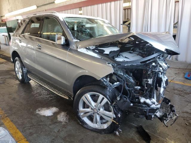 4JGDA5HB8EA314509 - 2014 MERCEDES-BENZ ML 350 4MATIC SILVER photo 4