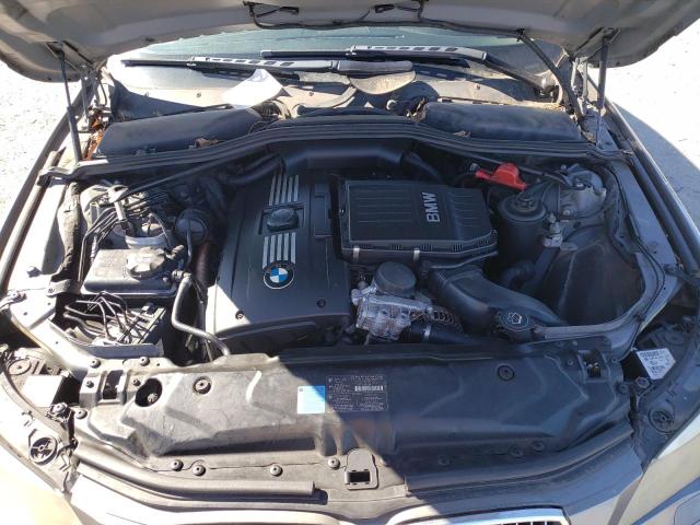 WBANW13568CK93220 - 2008 BMW 5 SERIES I ნაცრისფერი ფოტო 11
