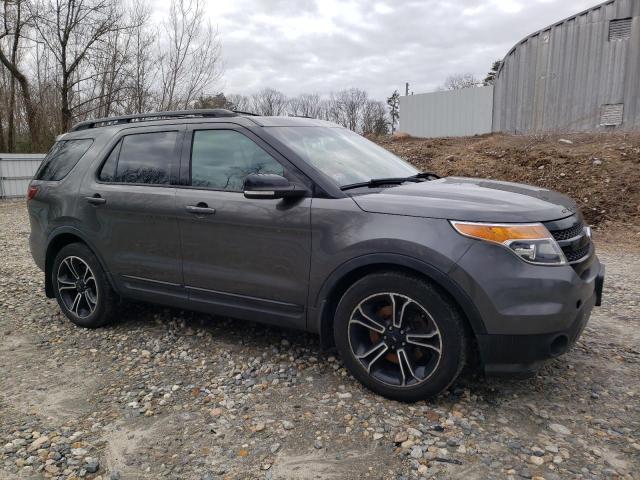 1FM5K8GT1FGA30523 - 2015 FORD EXPLORER SPORT GRAY photo 4