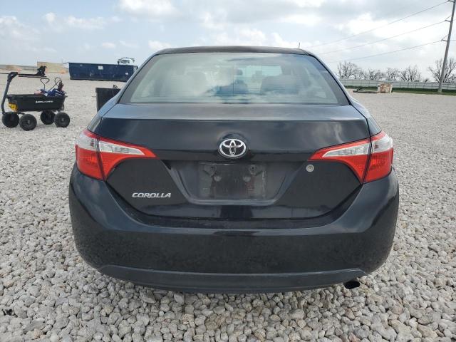 2T1BURHE7EC181242 - 2014 TOYOTA COROLLA L BLACK photo 6