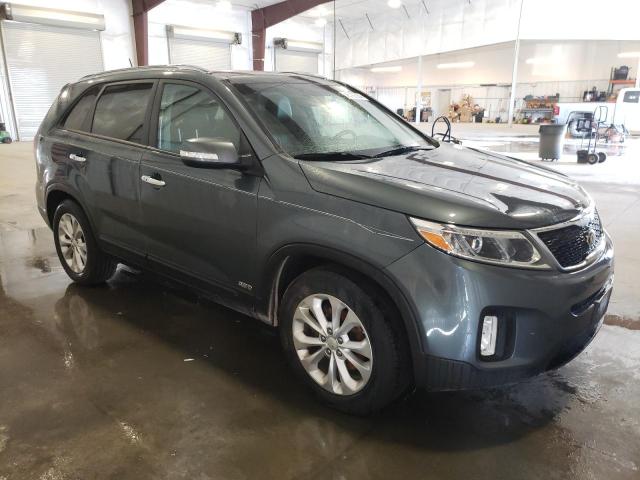 5XYKUDA73EG432311 - 2014 KIA SORENTO EX BLUE photo 4