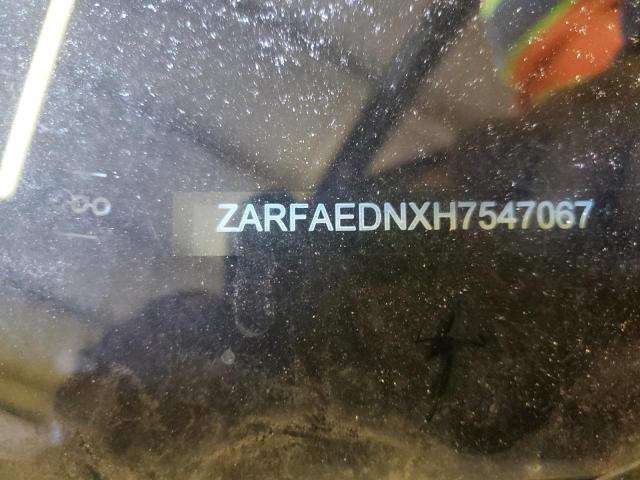 ZARFAEDNXH7547067 - 2017 ALFA ROMEO GIULIA Q4 Ağ foto 12