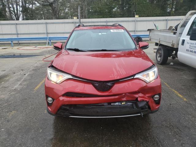 2T3WFREV1GW261709 - 2016 TOYOTA RAV4 XLE RED photo 5