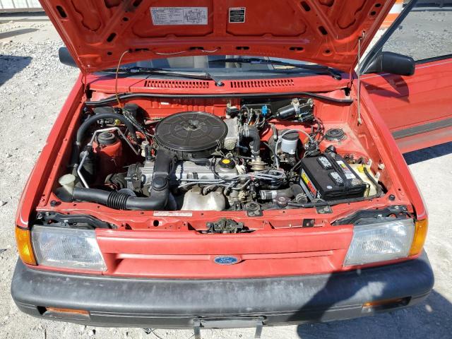 KNJBT06K9J6137992 - 1988 FORD FESTIVA L RED photo 11