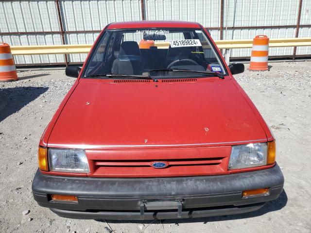 KNJBT06K9J6137992 - 1988 FORD FESTIVA L RED photo 5