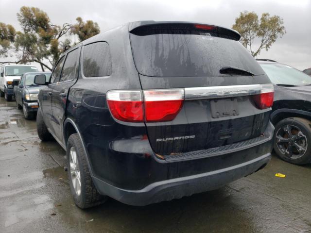 1C4RDHAG7DC699766 - 2013 DODGE DURANGO SXT BLACK photo 2