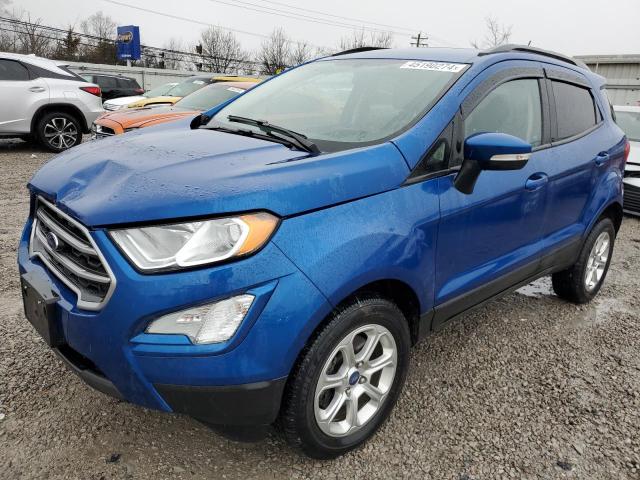 MAJ6S3GL2KC304671 - 2019 FORD ECOSPORT SE BLUE photo 1