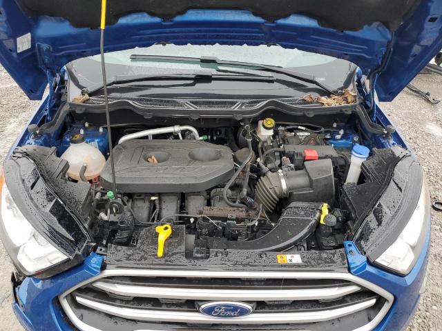 MAJ6S3GL2KC304671 - 2019 FORD ECOSPORT SE BLUE photo 11