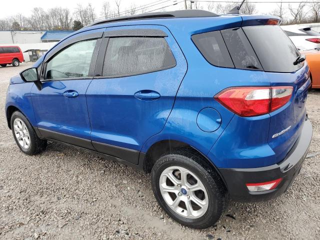 MAJ6S3GL2KC304671 - 2019 FORD ECOSPORT SE BLUE photo 2