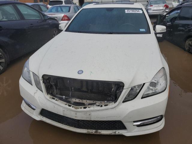 WDDHF5KB9CA634117 - 2012 MERCEDES-BENZ E 350 WHITE photo 5