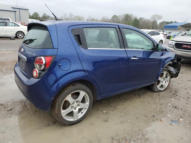 1G1JE6SB7E4212006 - 2014 CHEVROLET SONIC LTZ BLUE photo 3