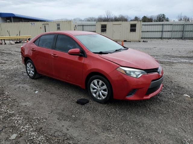 5YFBURHE5GP379191 - 2016 TOYOTA COROLLA L RED photo 4