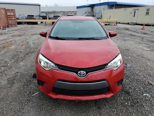 5YFBURHE5GP379191 - 2016 TOYOTA COROLLA L RED photo 5