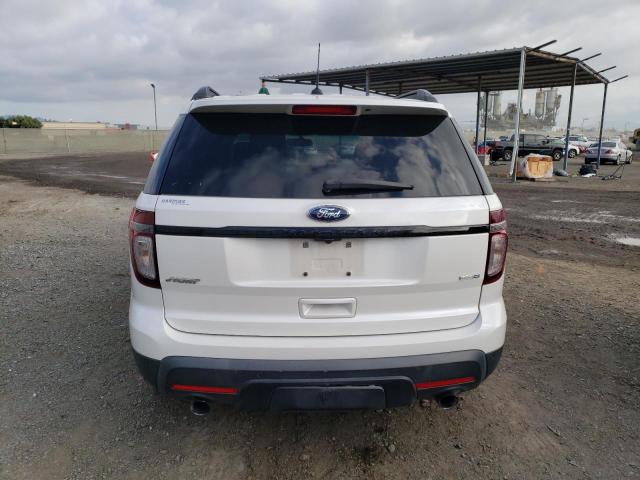 1FM5K8GT7FGC05969 - 2015 FORD EXPLORER SPORT WHITE photo 6