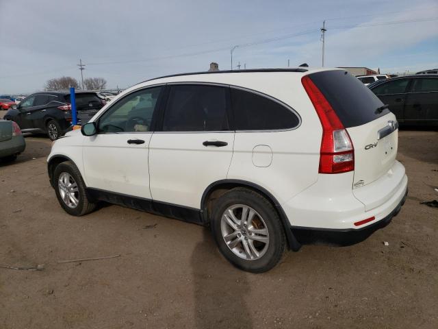 JHLRE4H58BC032361 - 2011 HONDA CR-V EX WHITE photo 2