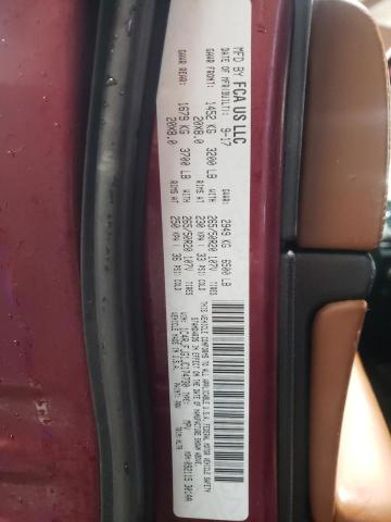 1C4RJFJG1JC174730 - 2018 JEEP GRAND CHER SUMMIT 栗色 照片 13