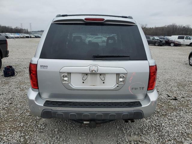 2HKYF18443H592315 - 2003 HONDA PILOT EX SILVER photo 6