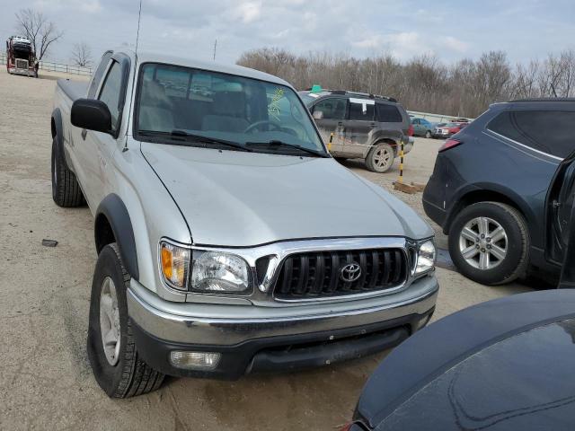 5TEWN72N74Z425718 - 2004 TOYOTA TACOMA XTRACAB SILVER photo 5