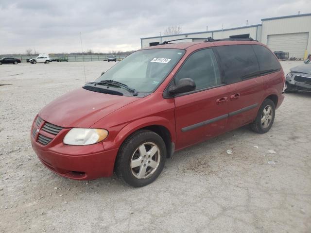 1D4GP45R85B312204 - 2005 DODGE CARAVAN SXT RED photo 1