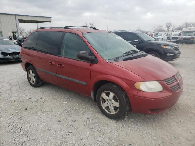 1D4GP45R85B312204 - 2005 DODGE CARAVAN SXT RED photo 4