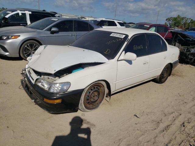 2T1BB02E4TC144477 - 1996 TOYOTA COROLLA DX WHITE photo 1