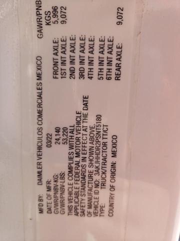 3AKJHHDR2PSNT5180 - 2023 FREIGHTLINER CASCADIA 1 白色 照片 10