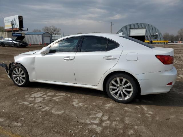 JTHCK262882027201 - 2008 LEXUS IS 250 WHITE photo 2