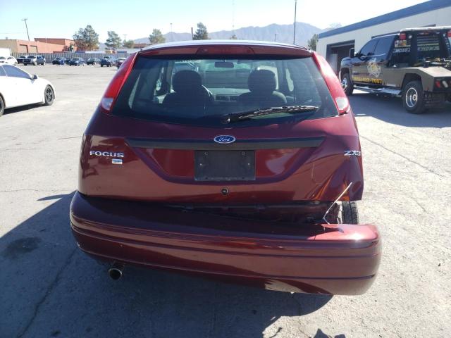 1FAHP31N36W201994 - 2006 FORD FOCUS ZX3 RED photo 6