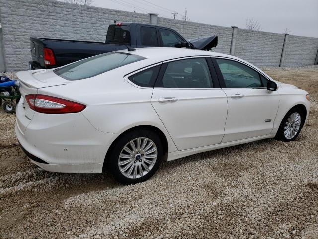 3FA6P0SUXER101243 - 2014 FORD FUSION TITANIUM PHEV WHITE photo 3