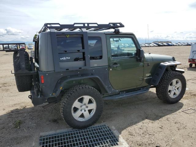 1J8FA541X8L502153 - 2008 JEEP WRANGLER SAHARA GREEN photo 3